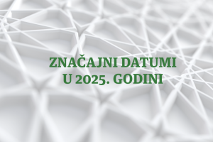 Znacajni datumi